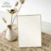 INTCO Modern Tabletop Rectangle Decorate Makeup Small Fancy Mirror Frame