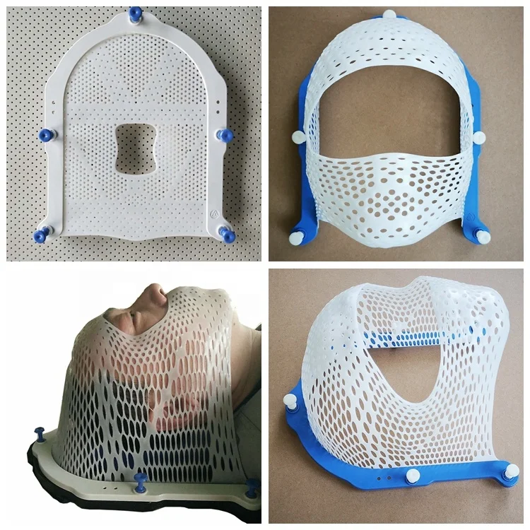 S Type Face Open Reinforced Radiotherapy Thermoplastic Mask
