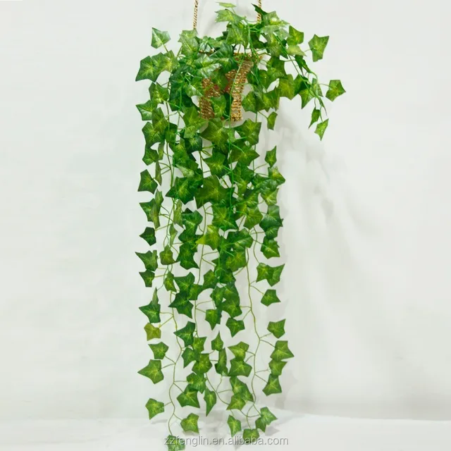 China Factory Decorative Silk Sweet Potato Leave Cheap Hanging