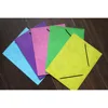 Dyed Paper File Folder with Elastic Band Closure