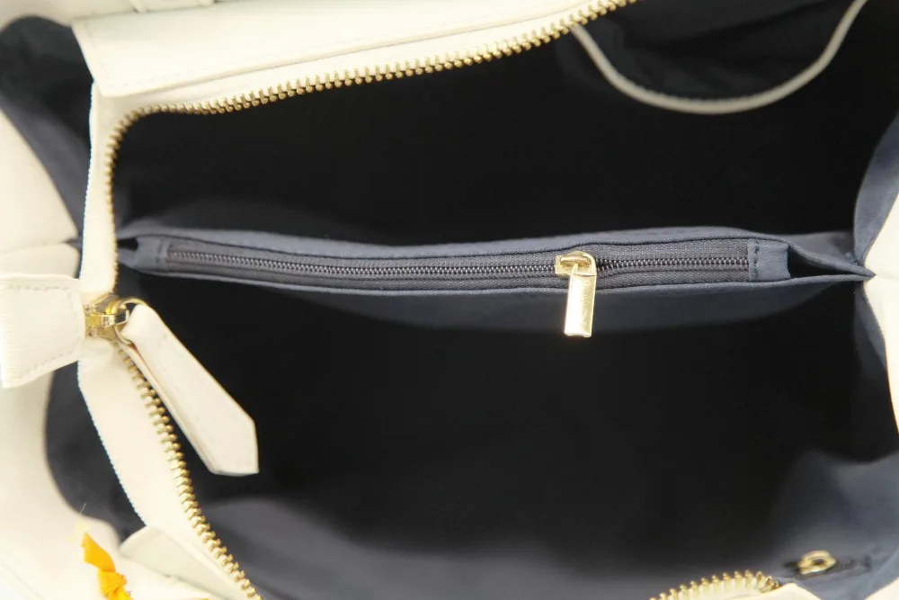 Wholesale Good Quality Summer Collection White Tote Handbags PU 2016