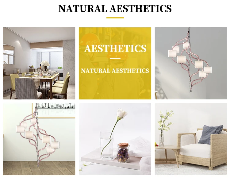 European modern design hotel decoration glass led chandelier pendant light