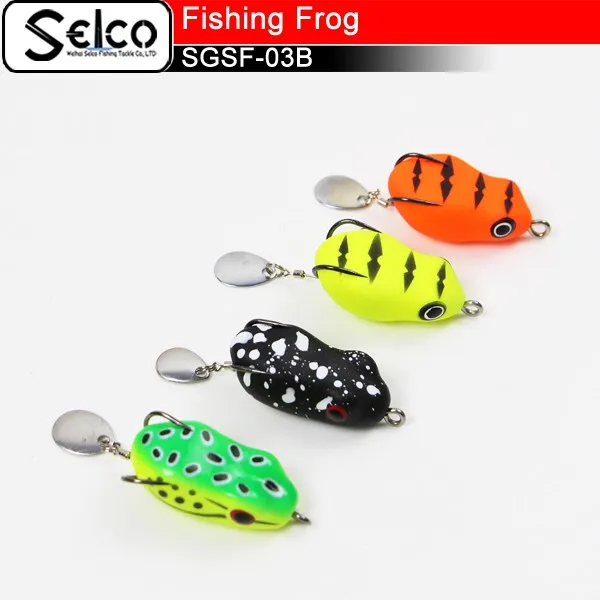 Keenso 6Pcs Silicone Artificial Lifelike Soft Frog Freshwater Fishing Lures Soft Bait Fishing Lures with Hook Fishing Tackle Accessory