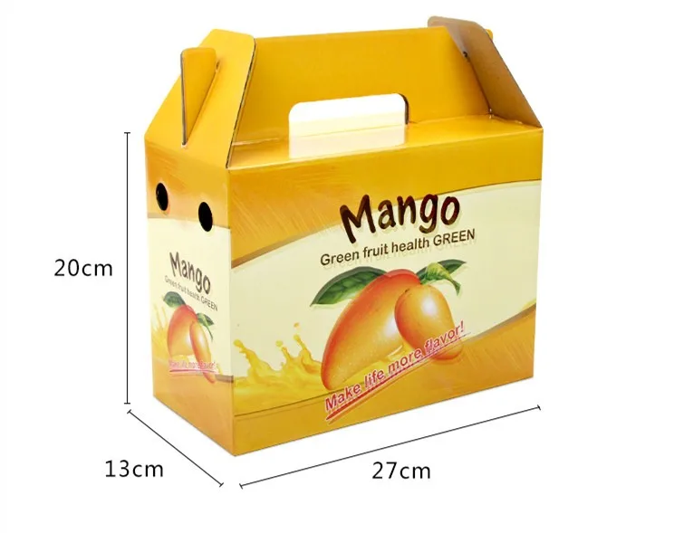 Mango Box Packing Customize Color Printed 5kg 10kg Corrugated Carton