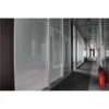 V108 high partition glass wall with blinds factory price louvered partition aluminum profile for office partition