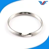 Split metal flat wire key rings