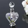 Best selling love shape and flower crystal high-grade cosmetic perfume bottle capacity 5ml