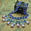 Turquoise Big Statement Necklace Jewelry necklace statement shourouk necklace statement