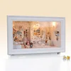 With light and music a DIY dolls house assembly play miniature DIY house accessories