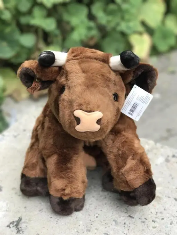 black bull stuffed animal