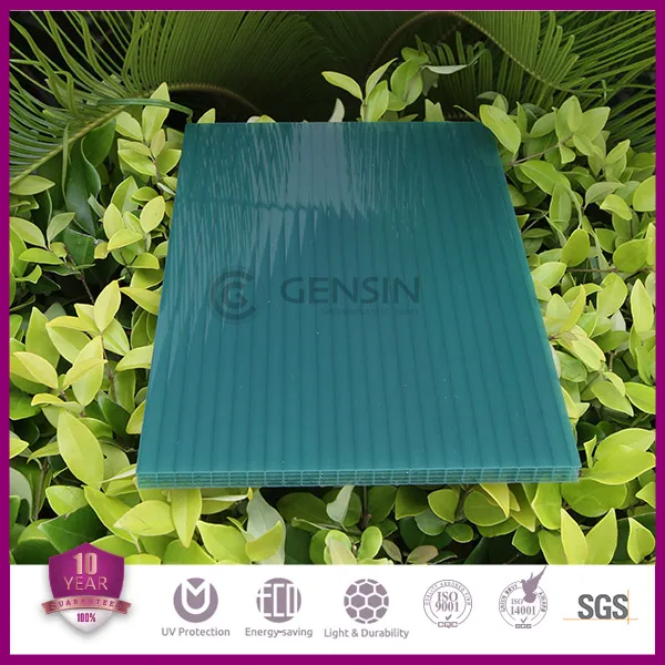 
Five Walls Green Polycarbonate Sunshade Roof Sheet For Skylight Solar Control Grade A Cheap Price Wholesale 12mm 