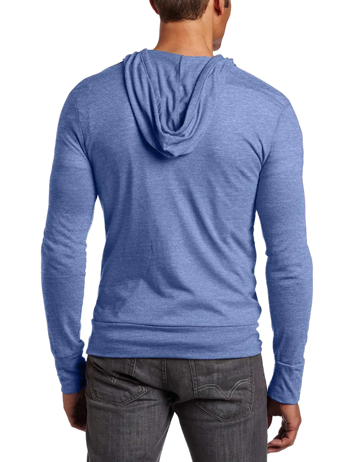 Wholesale Light Weight Hoodie Mens High Quality Full Zip Hoodie Gym