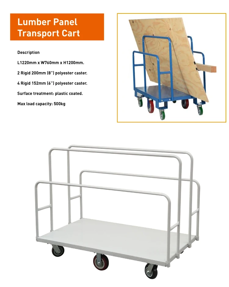 Convenient Storage Warehouse Lumber Panel Transport Cart Buy