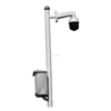 Hot dip galvanized painted 76-140mm diameter 3m cctv steel pole large stock