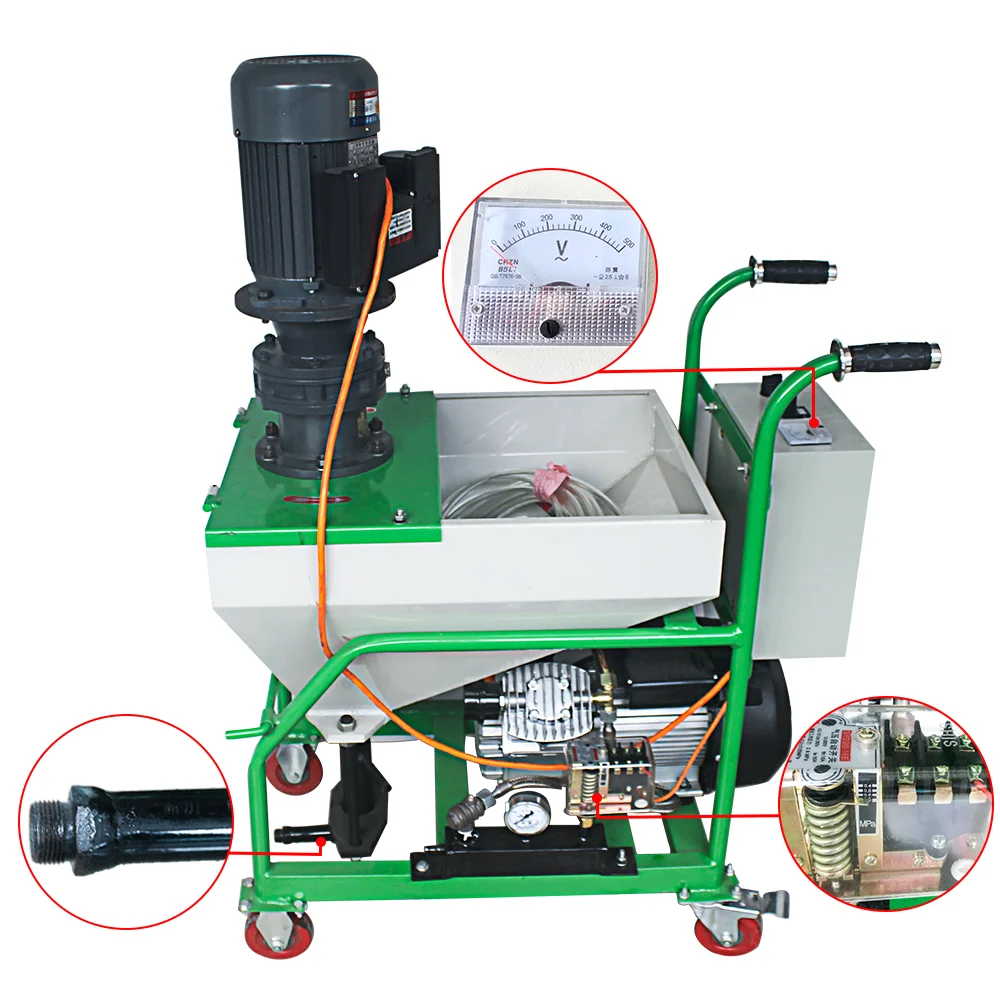 Factory Direct Asian Wall Automatic Paint Putty Plastering Spray