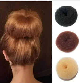 Japanese Fiber Bun Accessories Big Snap Hair Buns With Nets Hair