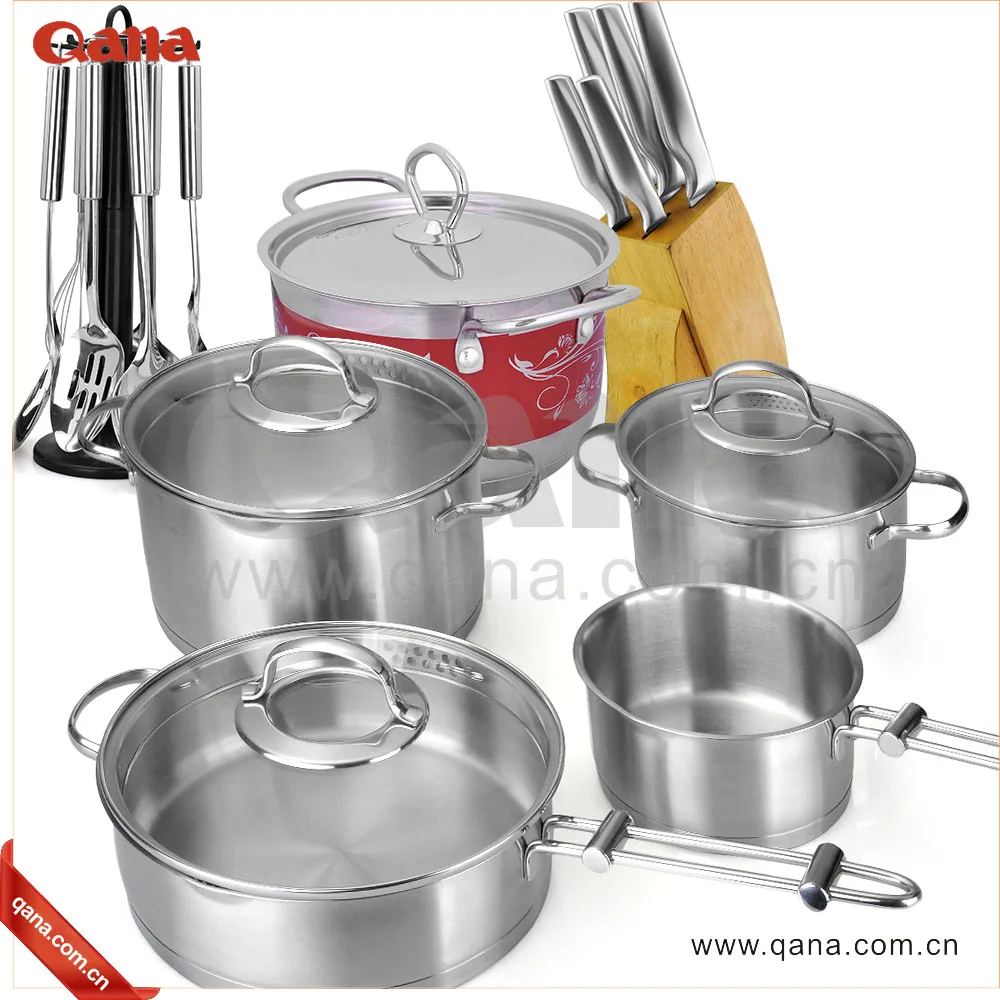 Cari Kualitas Tinggi Zebra Set Peralatan Masak Stainless Steel