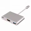 Type-c to VGA USB 3.0 Adapter with PD Port HD 1080P VGA USB C Multifunction Hub