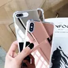 Luxury Plating TPU Mirror Phone Case Cover For iPhone X Case Silicon For iPhone 7 8 X XR XS XS Max Case