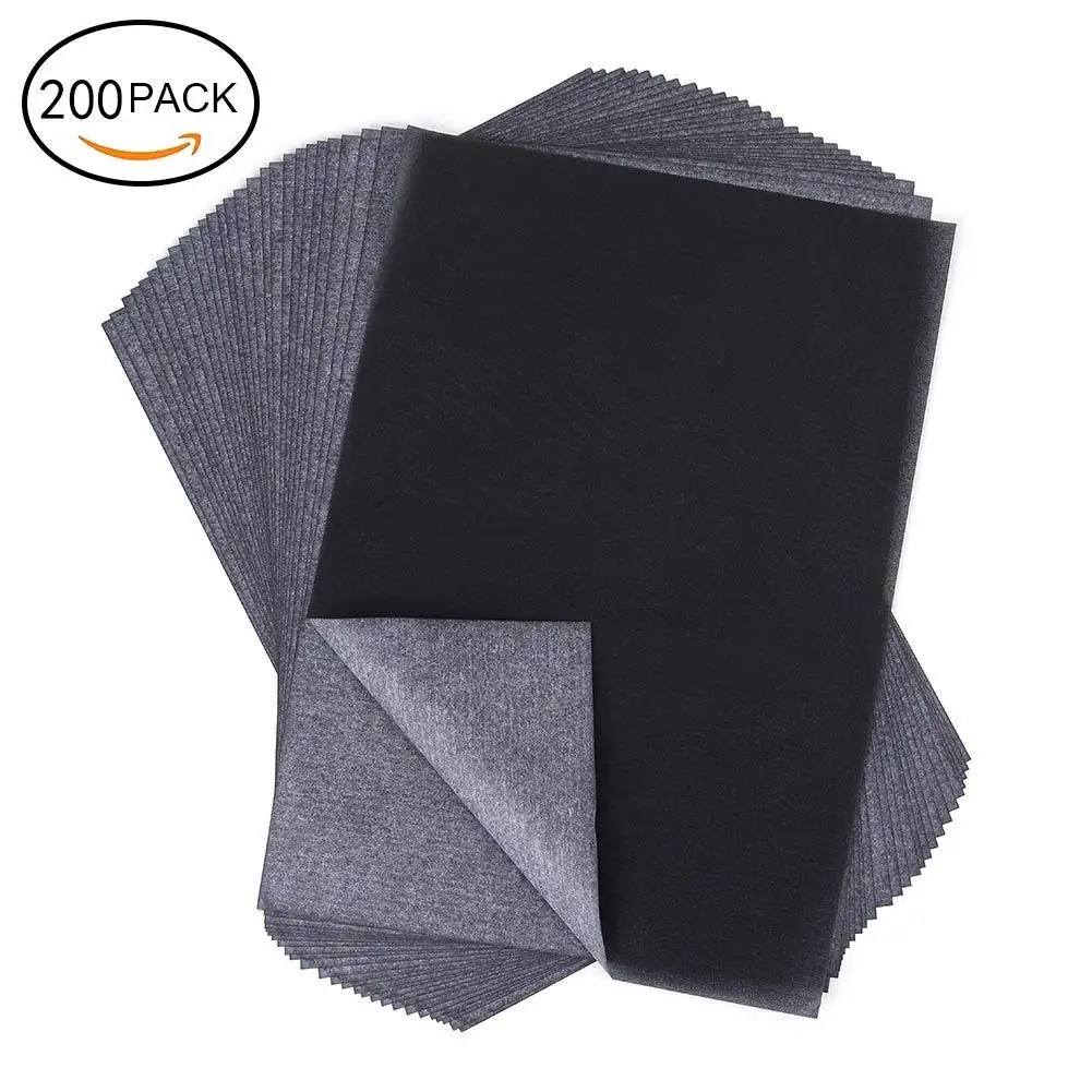 Transfer Paper 8.5/" x 11/" Carbon Tracing Black Sheet For Wood Canvas 30-Pieces