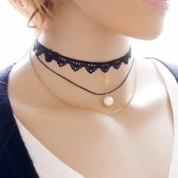collier ras de cou avec croix collier ras de cou avec croix