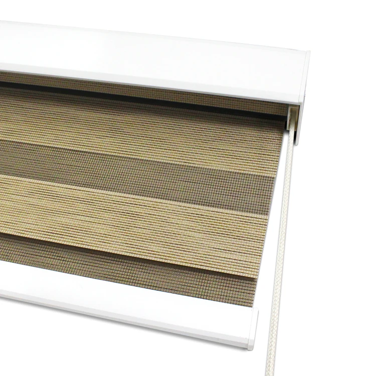 Luckup Horizontal Window Shade Blind Zebra Dual Roller Blinds Day Luckup Horizontal Window Shade Blind Zebra Dual Roller Blinds Day