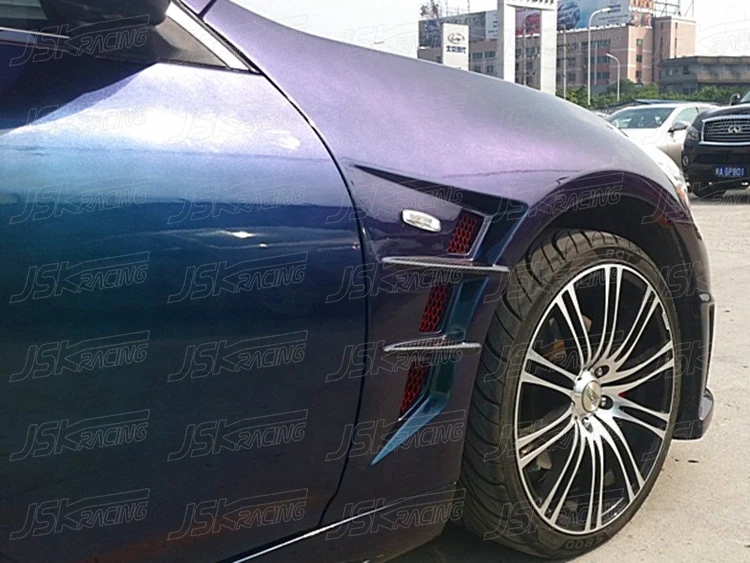 Jsk Style Carbon Fiber Front Fender For 20072010 Infiniti G37 4d Sedan