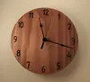Pine brazilian rosewood color clock wood clock