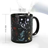 Ceramic Mug Discoloration Cup 3D Color Changing Ceramic Coffee Cup Temperature Control Mug Gift