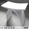 Solid surface X shape stool Bathroom Step Stool Bench Chair