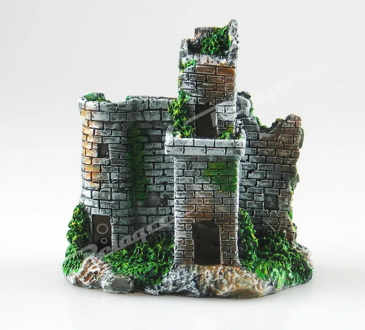 castle aquarium ornament