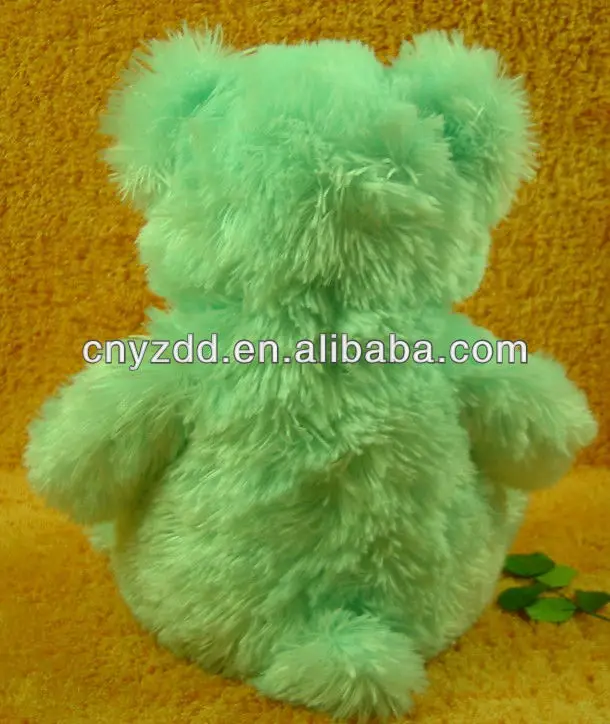 green color teddy bear