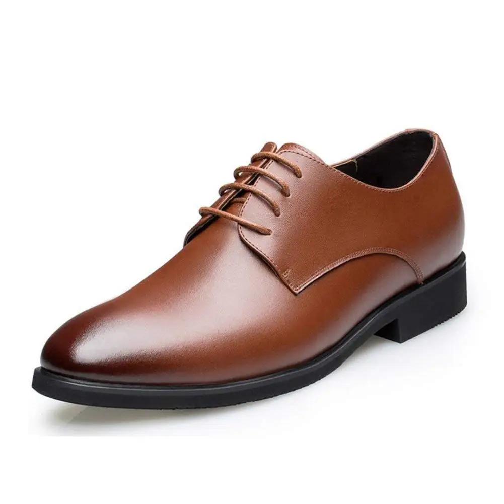 Buy Mens Formal Business Shoes,Smart Casual Formal Laced Pointed ...