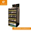 Attractive Movable Metal Freestanding Motor Products Retail Store Engine Lubricating Oil Display Rack