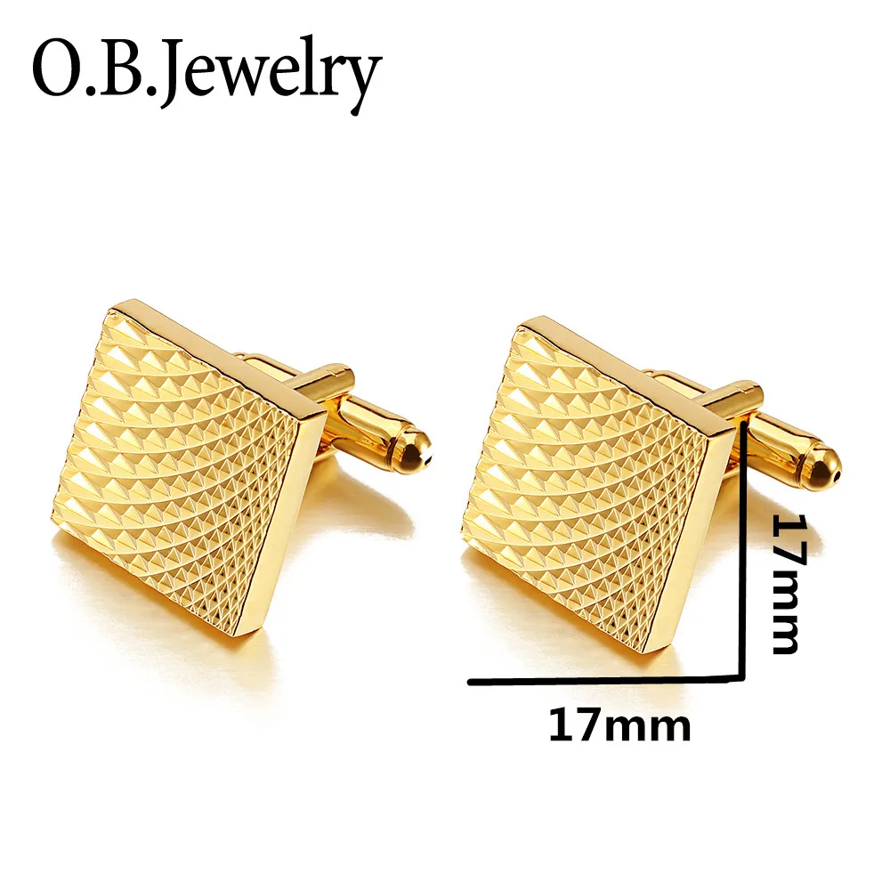 CL1019LP-Classic Black Business Cufflink