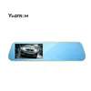 Factory price car mirror camera T508 170 degree angle mirror car camera recorder 4.3"mirror camera for car with 16gb card
