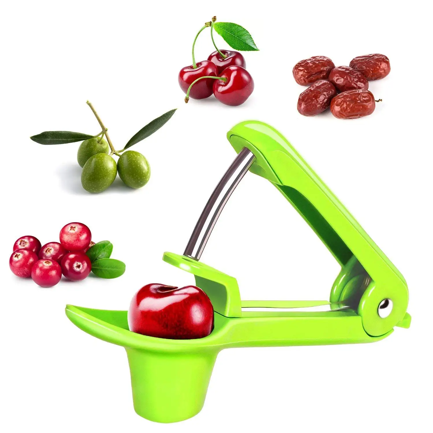 Silver 2 Sizes Cherry Seed Remover Tool Useful Cherry Pitter Tool Cherry Stoner Cherry Gadgets For Making Jam Cooking Bake And Making Jelly Kitchen Dining Pitters K4cars Co Uk