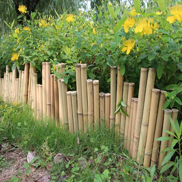 Wooden Bamboo Garden Border Edging Flower Border Mini Fence - Buy ...