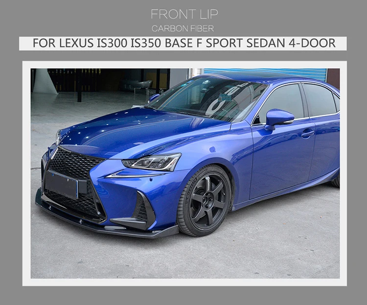 Is300 Is350 Carbon Fiber Front Lip Spoiler For Lexus Is/is Fsport 17