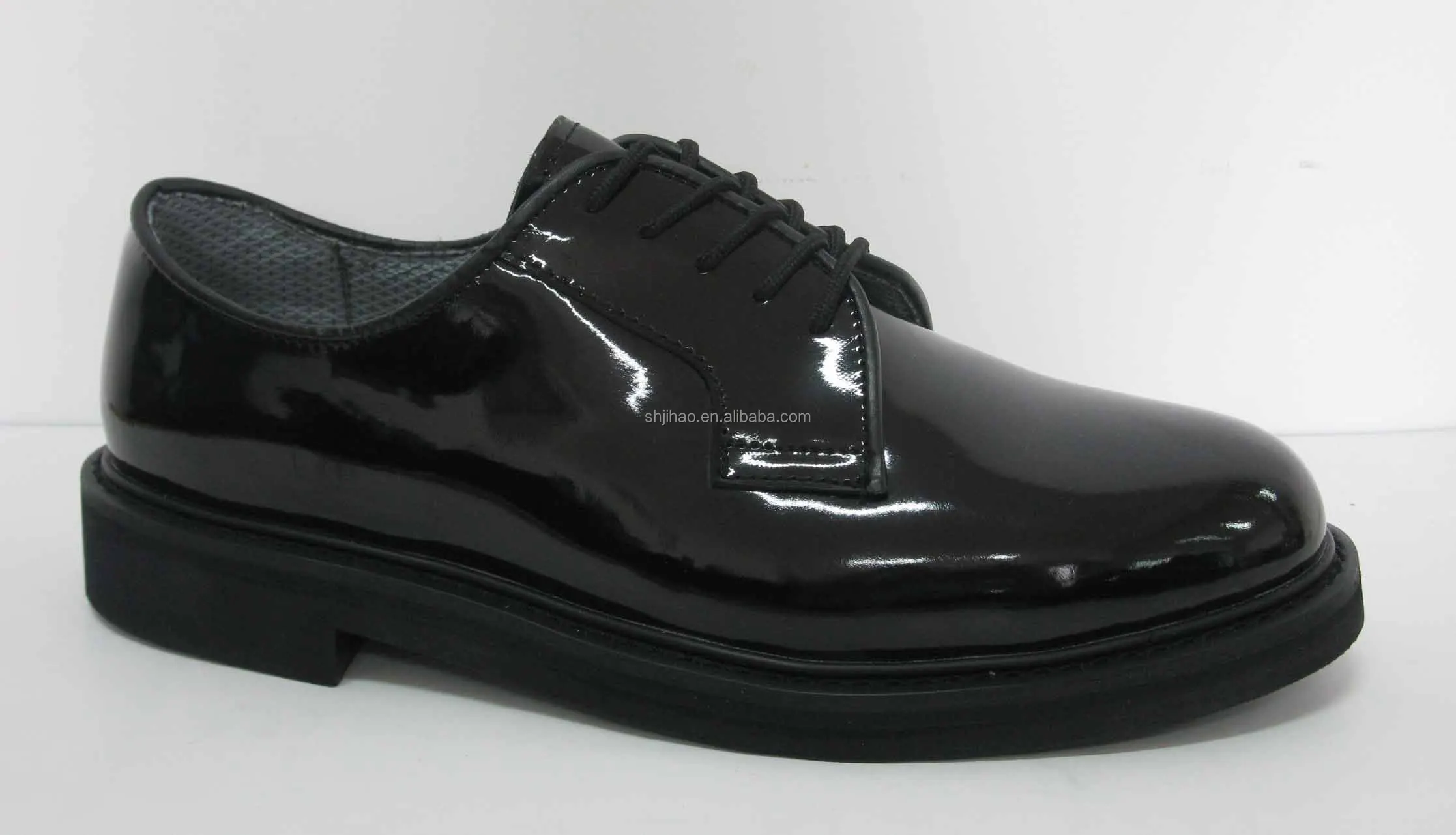 high gloss black dress shoes