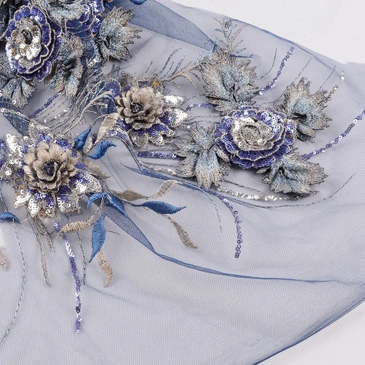 フルスパンコールパターンのデザインの手作り刺繍アフリカのレースチュール生地で服を作る Buy アフリカレースチュール生地 スパンコールパターンデザインレース レース生地作る服 Product On Alibaba Com