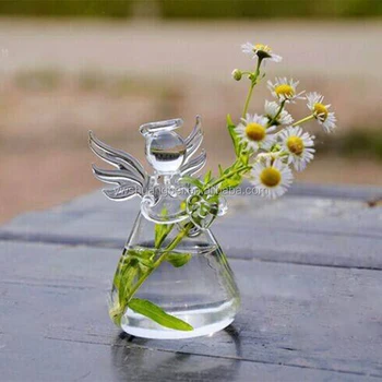 Angel Glass Plant Flower Vase Hydroponic Container Fish Tank