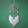 2019 Hot Selling Amazon Butterfly Pattern Dream Catcher Dreamcatcher Hanging Flash Dream Catcher Feathers