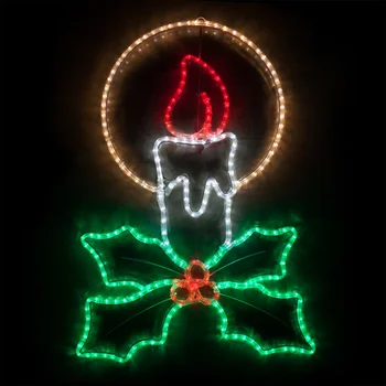 Outdoor Christmas Window Lighted Decorations 2d Led Rope Light Jingle Bells Silhouettes For Holiday Displays Outdoor Christmas Window Lighted Decorations 2d Led Rope Light Jingle Bells Silhouettes For Holiday Displays