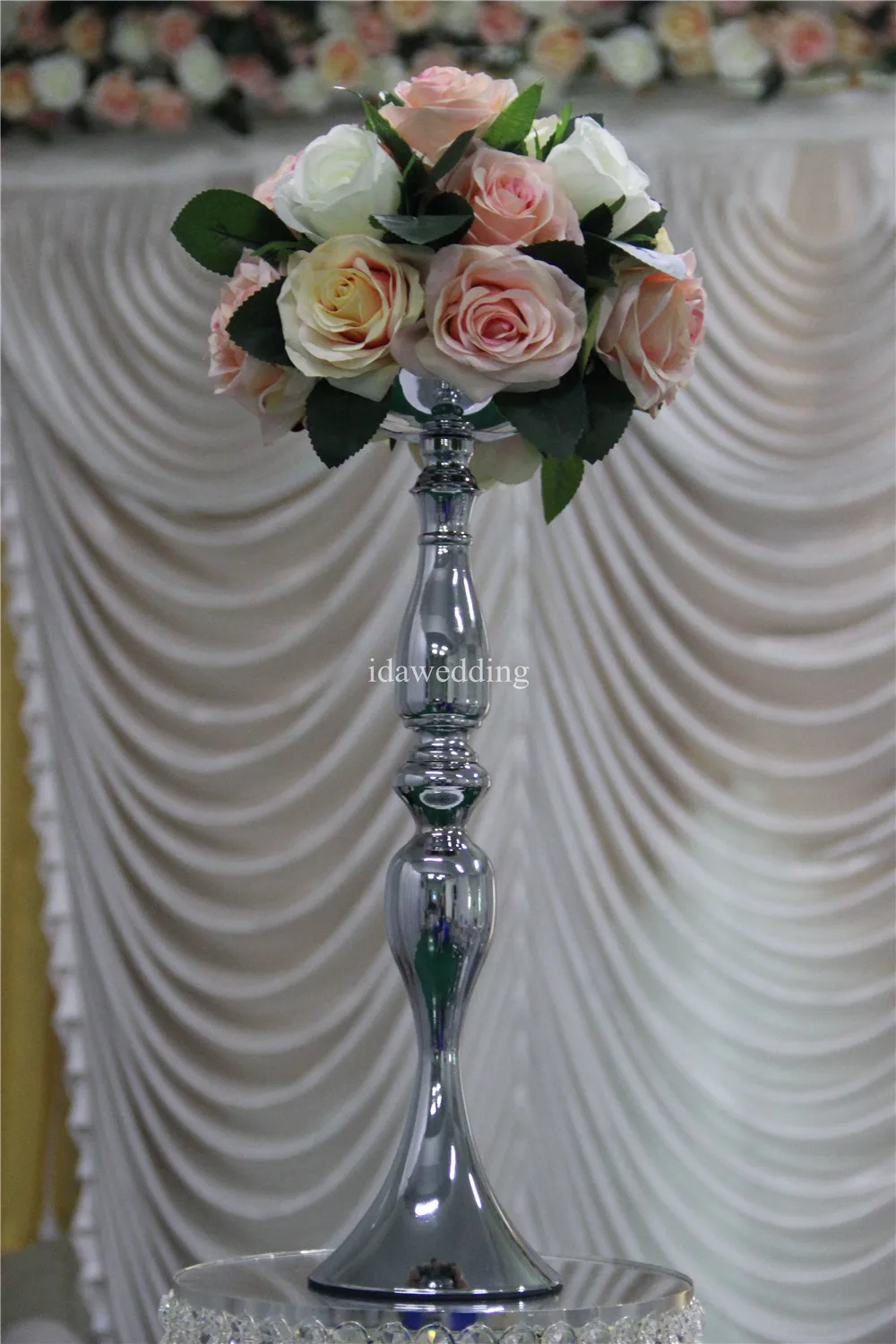 Ida Large Margarita Glass Centerpieces/glass Vases Wedding Centerpiece