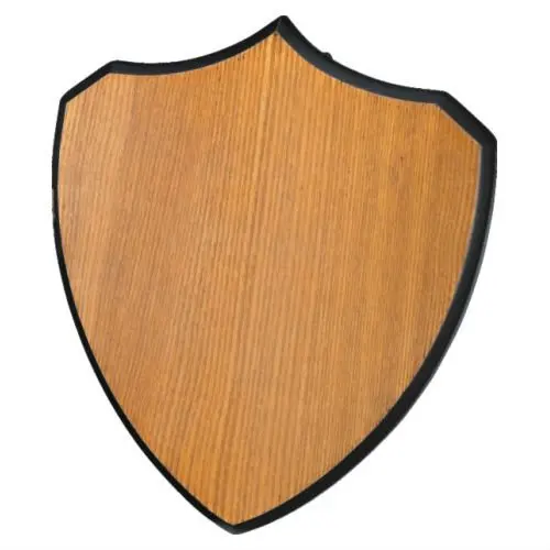 Pss003 Promotional Custom Wood Shield Trophy Plaque Blank Wooden Shield ...