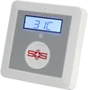 Emergency panic button+phone+door+smoke+gas sensor+water leakeage,two way communication,safeguard old people at home