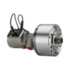 Rotating hydraulic cylinder with stroke control