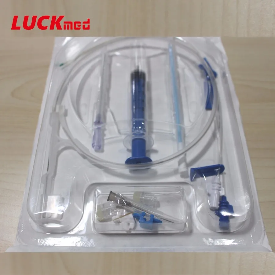 right subclavian triple lumen catheter