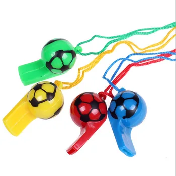 Cheap Plastic Whistles,Football Shape Whistle With Cords,Promotion ...